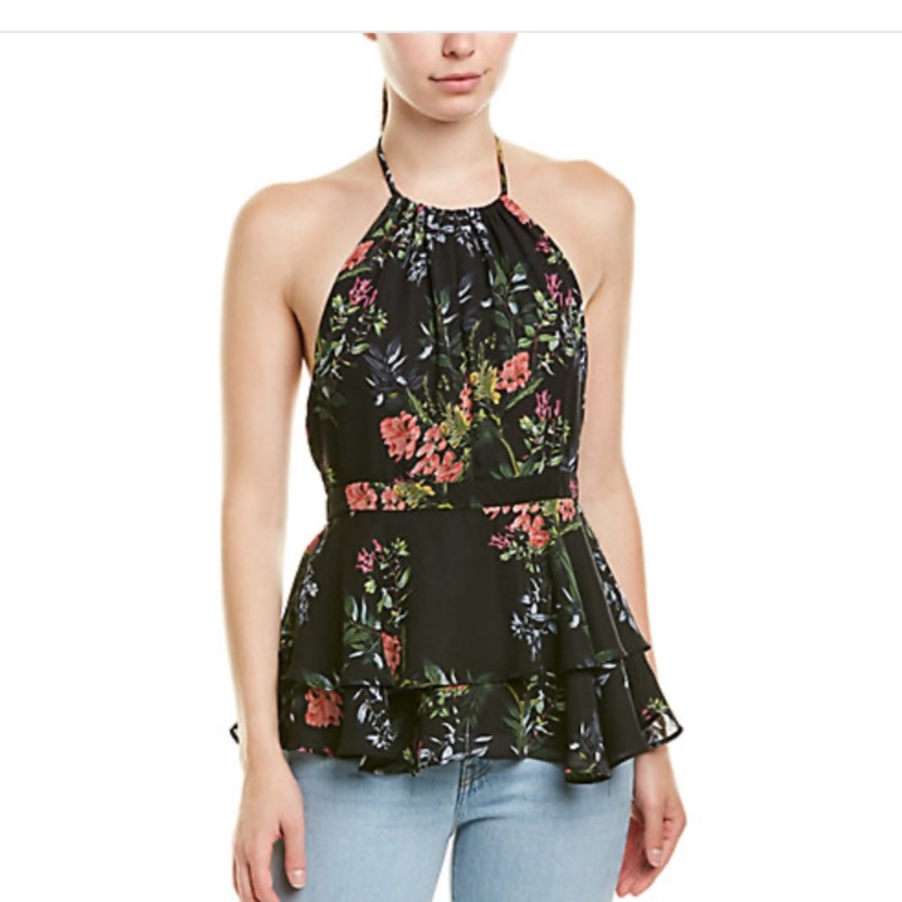 Parker halter top with open back